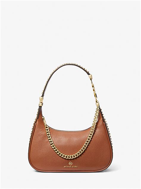 piper bag michael kors|Piper Small Pebbled Leather Shoulder Bag .